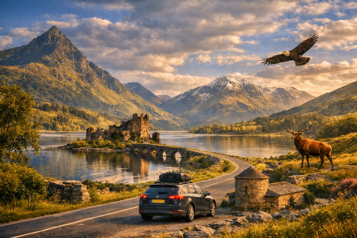 Loch Lomond to Glencoe - The Road Gets Dramatic